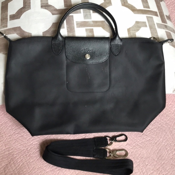 Longchamp Le Pliage Neo Medium Black Bag Only